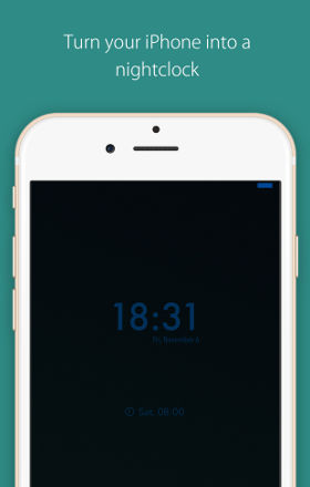 Turn your iPhone into a nightclock